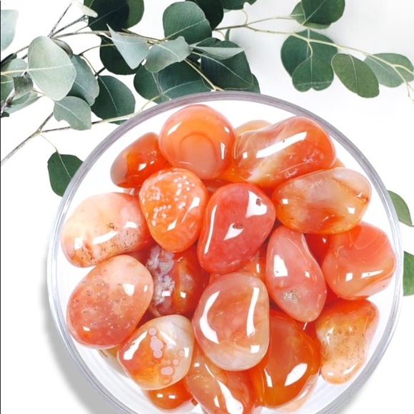 Carnelian Crystal Tumbles - Picture 2 of 4
